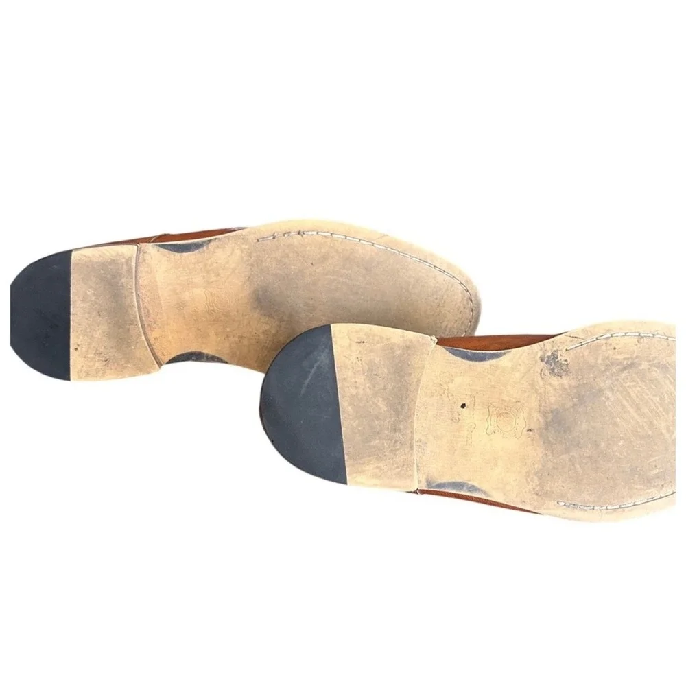 Aston Grey‎ Leather Dress Shoes Oxford Lace Up Casual Brown Shoes 13